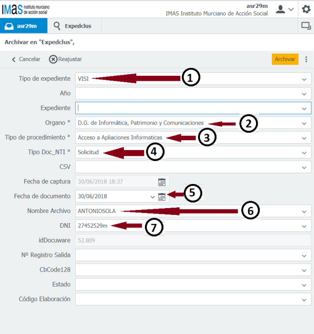 docuware acceso aplicaciones