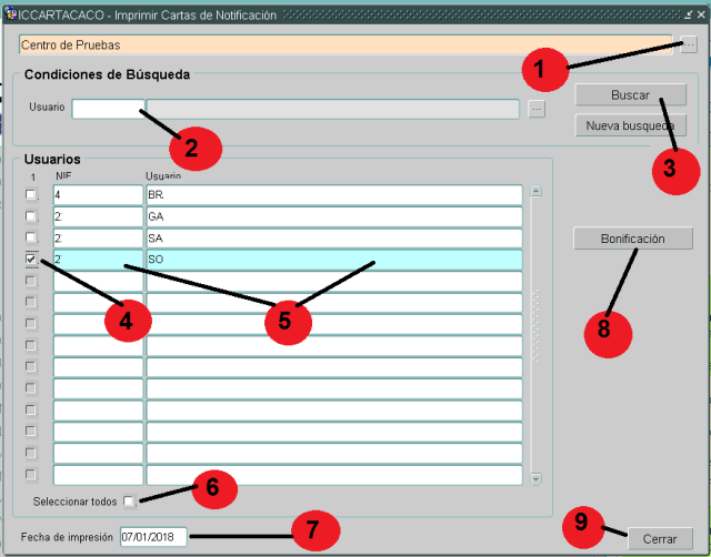 bonificacion seleccion