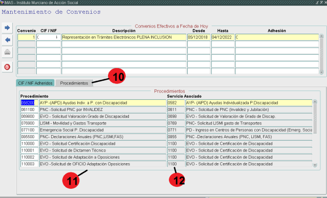 consultas representacion tramites