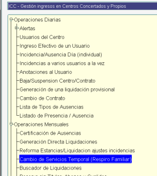 respiro familiar menu