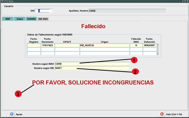 fallecidos incogruencias