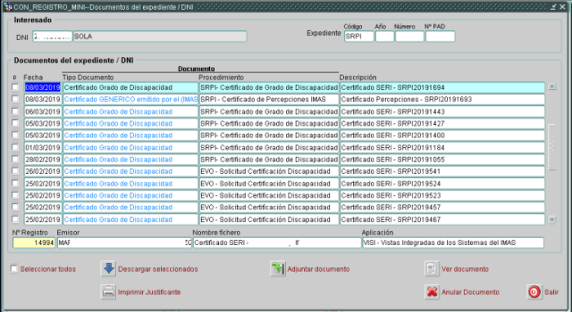 consutla certificados