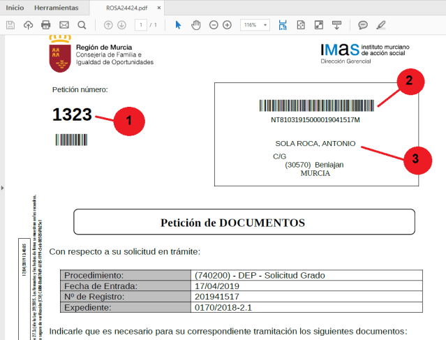 PETIDOC carta peticion interesado
